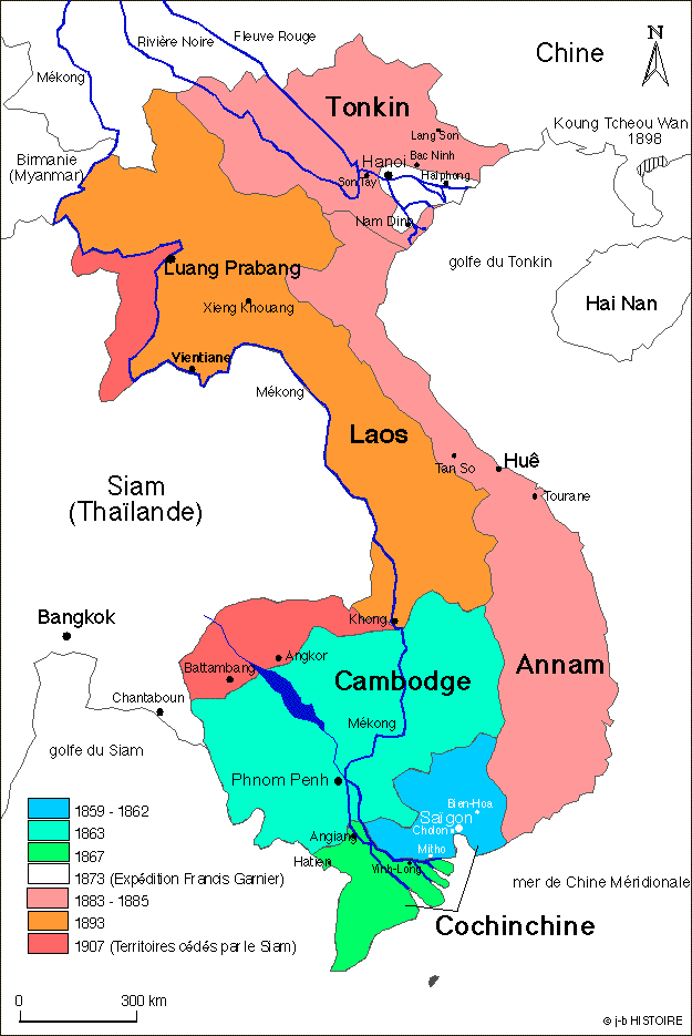 French conquest of Indochina.