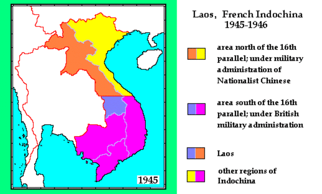 Indochina in 1945.