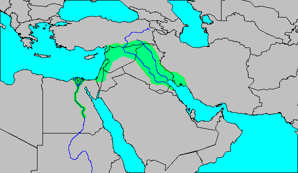 Map 3: The Middle East, around 3000 B.C. The Fertile Crescent and the 
